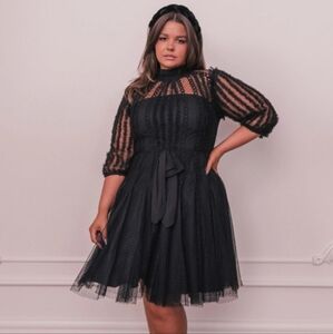 DISO JessaKae Cecilia Dress in Black in 4X